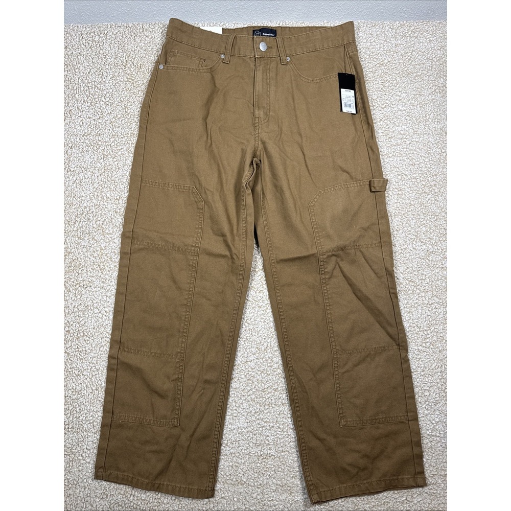 NEW Original Use Carpenter Utility Pants 32x30 Brown Relaxed Fit NWT $30 Retail